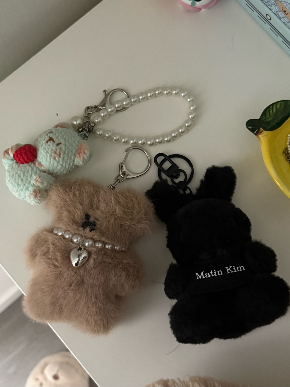 Bag charms (3)